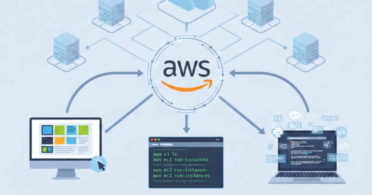 AWS: ¿Consola, CLI o SDK? Elige tu Arma Según Quién Eres