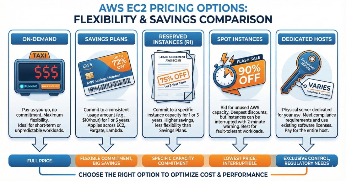 Opciones de Facturación de Amazon EC2: Cómo Elegir sin Quebrar tu Presupuesto