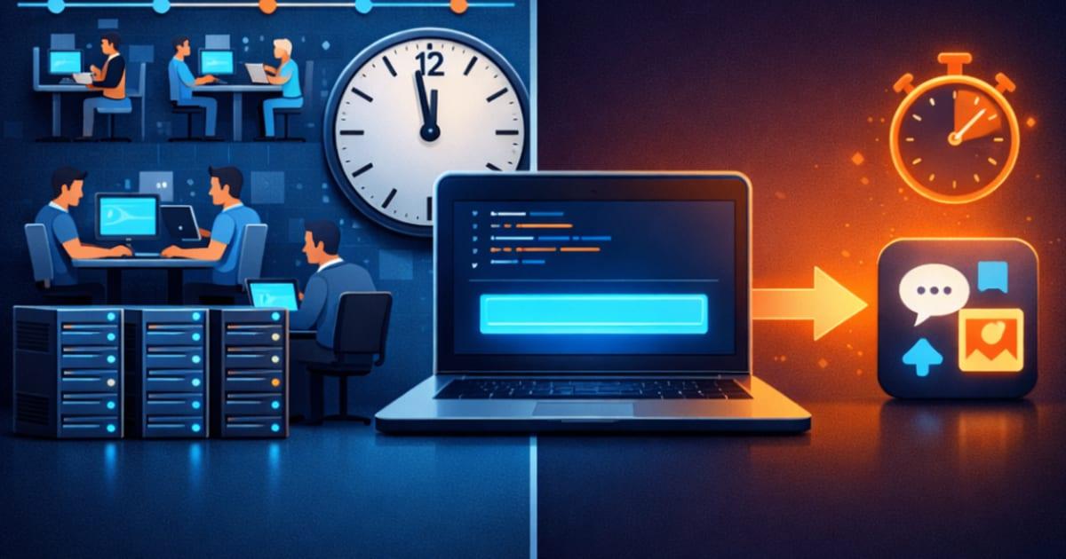 Antes: 6 meses de trabajo. Ahora: una tarde con café. El poder del desarrollo con IA Generativa